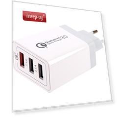 Зарядное устройство Red Line NQC-3A Tech 3xUSB QC 3.0 White УТ000015723