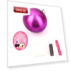 Украшение Disney Шар Отпечаток детской ручки Минни Маус Purple 2108302