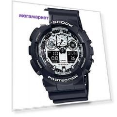 Спортивные наручные часы Casio G-Shock GA-100BW-1A