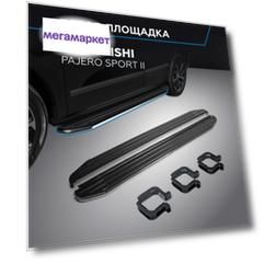 Пороги на автомобиль "Premium" Rival Mitsubishi Pajero Sport II 2008-2016, A173ALP.4003.1