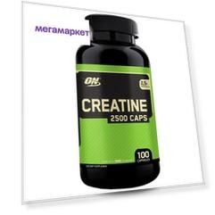 Креатин Optimum Nutrition Creatine Monohydrate 2500 Caps, 100 капсул