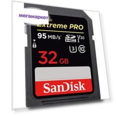 Карта памяти SanDisk SDHC Extreme Pro SDSDXXG-032G-GN4IN 32GB
