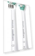 Насадка для зубных щеток Philips Sonicare HX9022/10 (упак.:2шт) 2 Series/Plaque Defense, 3 Series, DiamondClean/Smart, EasyClean, Essence+, FlexCare/Platinum/Platinum Connected/+, For Kids, HealthyWhite/+, PowerUp, ProtectiveClean