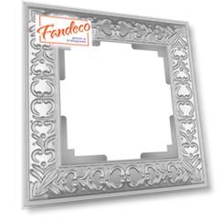 Рамка на 1 пост (жемчужный) Werkel WL07-Frame-01 4690389063497