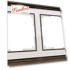 Рамка на 4 поста (бронза, белый) Werkel WL17-Frame-04 4690389103704