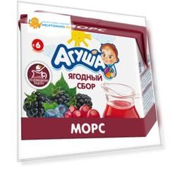 Морс Агуша Ягодный сбор, 200мл