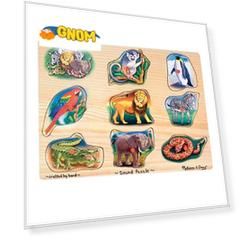 Melissa & Doug Пазл со звуком "Животные"