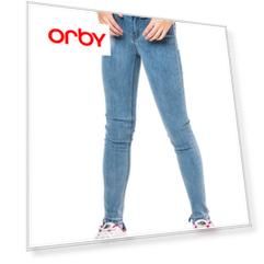 Джинсы slim для девочки