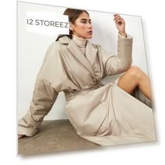 Пальто утепленное, с поясом XS