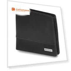 Кошелек мужской Moleskine Classic Match ET84CMWHCBK черный натур.кожа