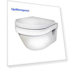 Унитаз подвесной Gustavsberg Hygienic Flush WWC 5G84HR01 с сидением с механизмом плавного закрывания