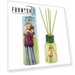 Диффузор true friend animikados 50 мл (ambientair) прозрачный 16 см.