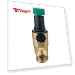 Редуктор давления Braukmann D04FM-1/2A 3/4 НР(ш) х 1/2 ВР(г) мембранный с отверстием под манометр