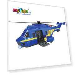 Полицеский вертолет Dickie Toys, 26 см, свет и звук