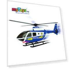 Полицейский вертолет Dickie Toys, 36 см, свет и звук