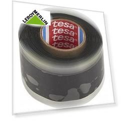 Силиконовая лента Tesa, 19 мм 2.5 м, цвет чёрный