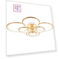 Светодиодная люстра Profit Light 1277/8 FGD (BL+YL)