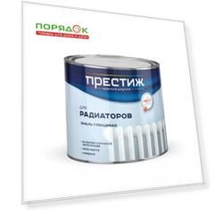 Эмаль Престиж, Стандарт, для радиаторов, алкидная, глянцевая, белая, 1.9 кг