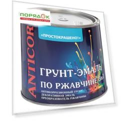 Грунт-эмаль Простокрашено, по ржавчине, алкидная, белая, 1.8 кг