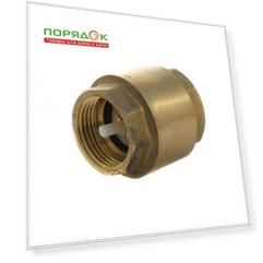 Клапан обратный 3/4", г-г, шток латунь, Frap