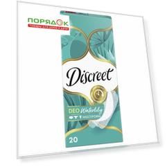 Прокладки женские Discreet, Deo Water Lily Single, ежедневные, 20 шт