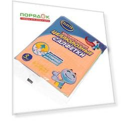 Салфетка бытовая для уборки, целлюлоза, 15х18 см, 3 шт, Celesta, К5027156