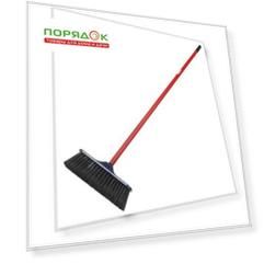 Щетка для пола, пластик, средний ворс, с черенком, Мультипласт, Лучиана, MPG960621 + черенок