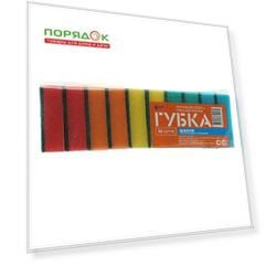 Губка для посуды, 10 шт, Макси, Служба быта, 0161
