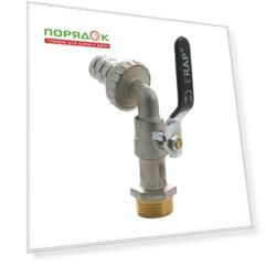 Кран шаровой водоразборный 3/4" со штуцером