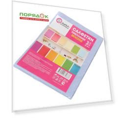Салфетка бытовая для уборки, вискоза, 30х38 см, 3 шт, Марья Искусница, 32002