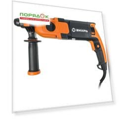Перфоратор Вихрь, П-800к, SDS-Plus, 800 Вт, 3.2 Дж, 3 режима, с кейсом, 72/3/6