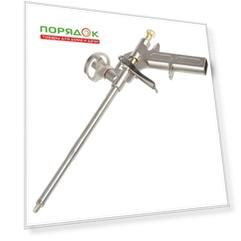 Пистолет для монтажной пены, 190 мм, алюминий, Bartex, Silver, CY-058