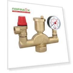 Группа безопасности для котла, 1", Ш-образная, 1.5 бар, ProFactor, PF BS 574-1.5