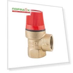 Клапан предохранительный латунь, 1/2", г-г, 3 бар, ProFactor, PF BS 576.15-3