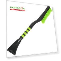 Щетка для снега 58 см, со скребком, Tornado, AD-04128