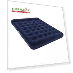 Матрас надувной Bestway, 203х152х28 см, 332018/67226 BW, насос встроенный, ножной, флокированный, 300 кг
