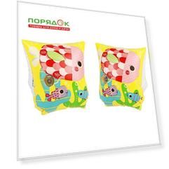 Нарукавники 23 х 15 см, 3 - 6 лет, Intex, Рыбки, 58652NP