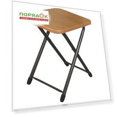 Стул складной 4х - опорный, металл, ЛДСП, 40 см, 90 кг, 30.5х30.5 см, Nika, ТС