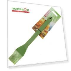 Кисточка кондитерская силикон, навеска, зеленая, YW-BR007-C/D-040