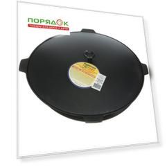 Казан чугун, 10 л, с крышкой, Камская посуда, к101