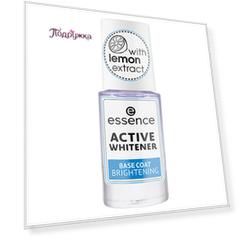 Базовое покрытие для ногтей ESSENCE BASE COAT BRIGHTENING active whitener отбеливающее 8 мл