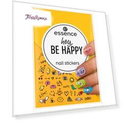 Наклейки для ногтей ESSENCE HEY, BE HAPPY символы и рисунки