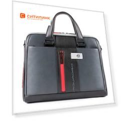 Сумка Piquadro Urban CA4098UB00/GRN серый/черный натур.кожа