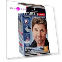 Schwarzkopf MEN PERFECT 40 Тонирующий гель для мужчин Темно-русый 40 80мл