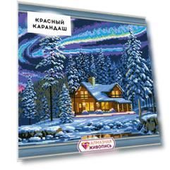Набор Картина стразами "Северное сияние"