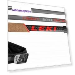 Палки для скандинавской ходьбы Leki Micro Trail Vario, черный/серый/красный, 115-130 см