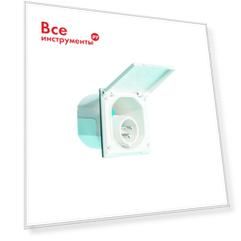 Питающий штекер abl caravan для скрытого монтажа, ip44 3p 16a 230v, черный 1154200