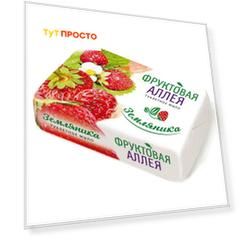 Мыло Фруктовая Аллея 90г земляника нефис