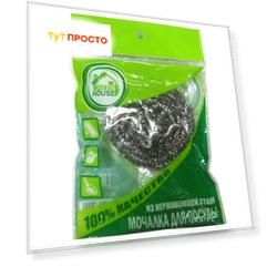 Мочалка для посуды Green House из нержавеющей стали блистер agw 3199