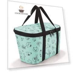 Термосумка детская Reisenthel Coolerbag xs Cats and Dogs mint